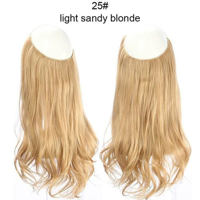 Halo Hair Extensions - Light Sandy Blonde / 14inches