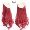 Halo Hair Extensions - Red / 16inches