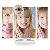 LED Touchscreen Mirror - United States / 22 Lights Fold White