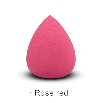 Makeup Egg Sponge - Waterdrop-Rose red