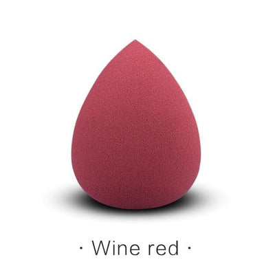 Makeup Egg Sponge - Waterdrop-Wine red
